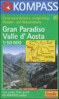 Carta escursionistica n. 86. Gran Paradiso, Valle d'Aosta 1:50.000