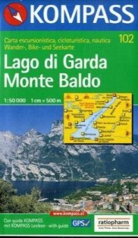 Carta escursionistica n. 102. Lago di Garda 1:50.000