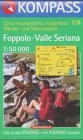 Carta escursionistica n. 104. Foppolo, valle Seriana