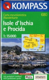 Carta escursionistica n. 680. Isole d'Ischia e Procida 1:15.000
