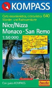 Carta escursionistica n. 640. Nizza, Monaco, San Remo 1:50.000