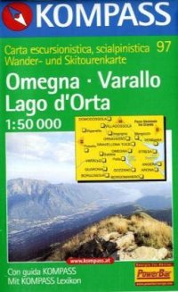 Carta escursionistica n. 97. Omegna, Varallo, Lago d'Orta 1:50.000
