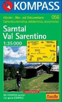 Carta escursionistica n. 56. Sarntal, val Sarentino 1:35.000