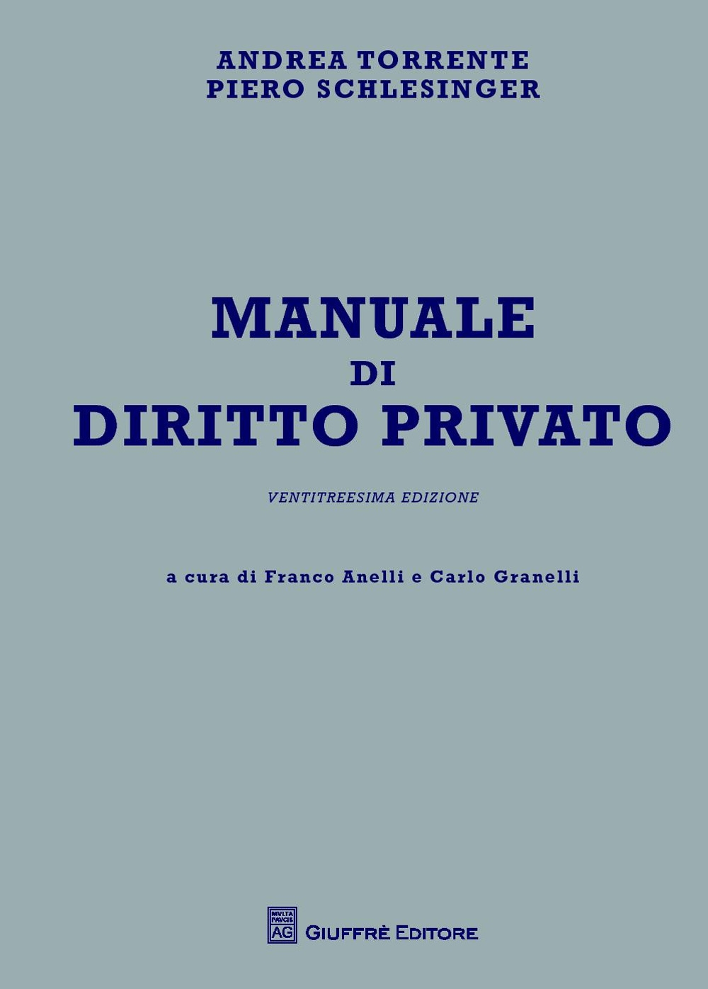 Manuale di diritto privato Manuale di diritto privato