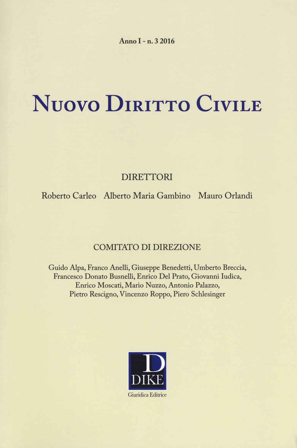 Nuovo diritto civile (2016). Vol. 3 Nuovo diritto civile (2016). Vol. 3