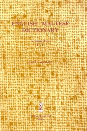 English-Maltese Dictionary: E-L V.2 English-Maltese Dictionary: E-L V.2