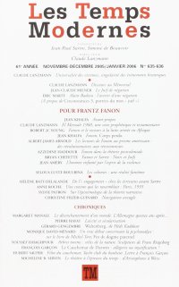 Les Temps Modernes, N° 635 Octobre-Décem :