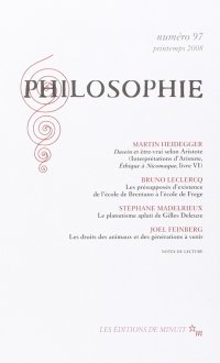 Philosophie, N° 97 :