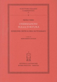 Osservazioni sulla tortura. Ediz. critica dell'autografo