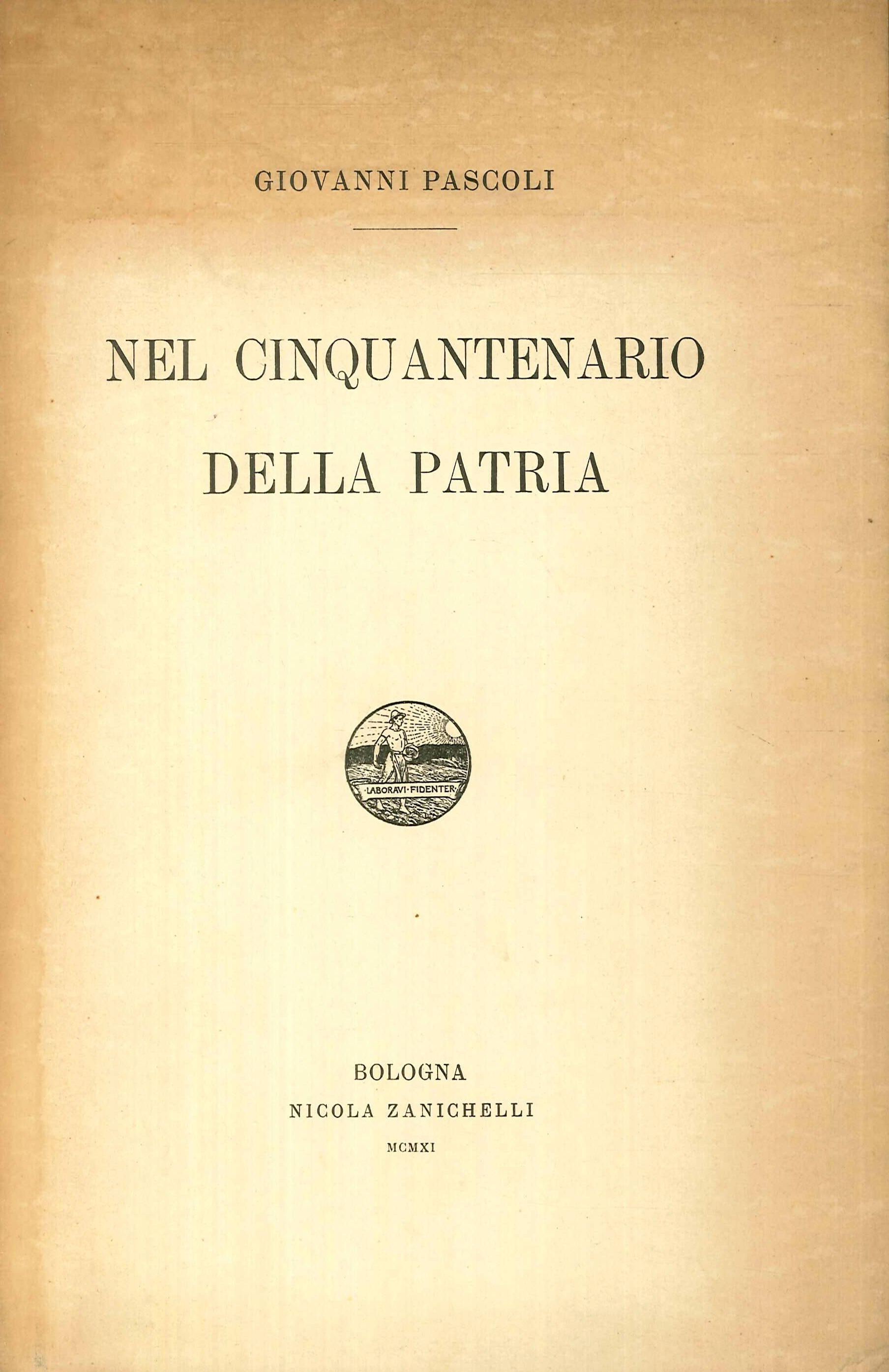 Nel Cinquantenario della Patria Nel Cinquantenario della Patria