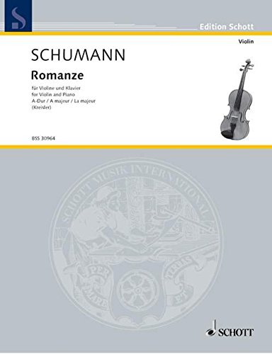 Romanze A-Dur: Violine Und Klavier Romanze A-Dur: Violine Und Klavier