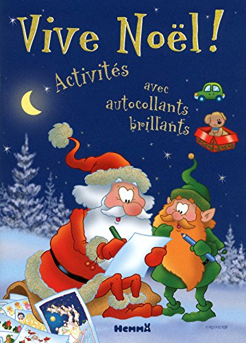 Vive Noel! Activités avec autocollants brillants Vive Noel! Activités avec autocollants brillants
