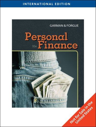 Personal Finance, International Edition Personal Finance, International Edition