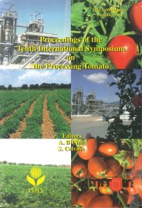 Acta Horticulturae. Number 758. Proceedings of the Tenth International Symposium on the Processing Tomato
