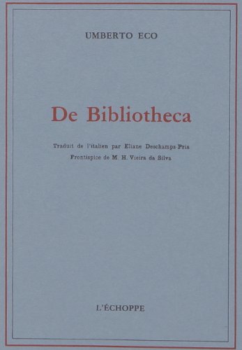 De Bibliotheca De Bibliotheca