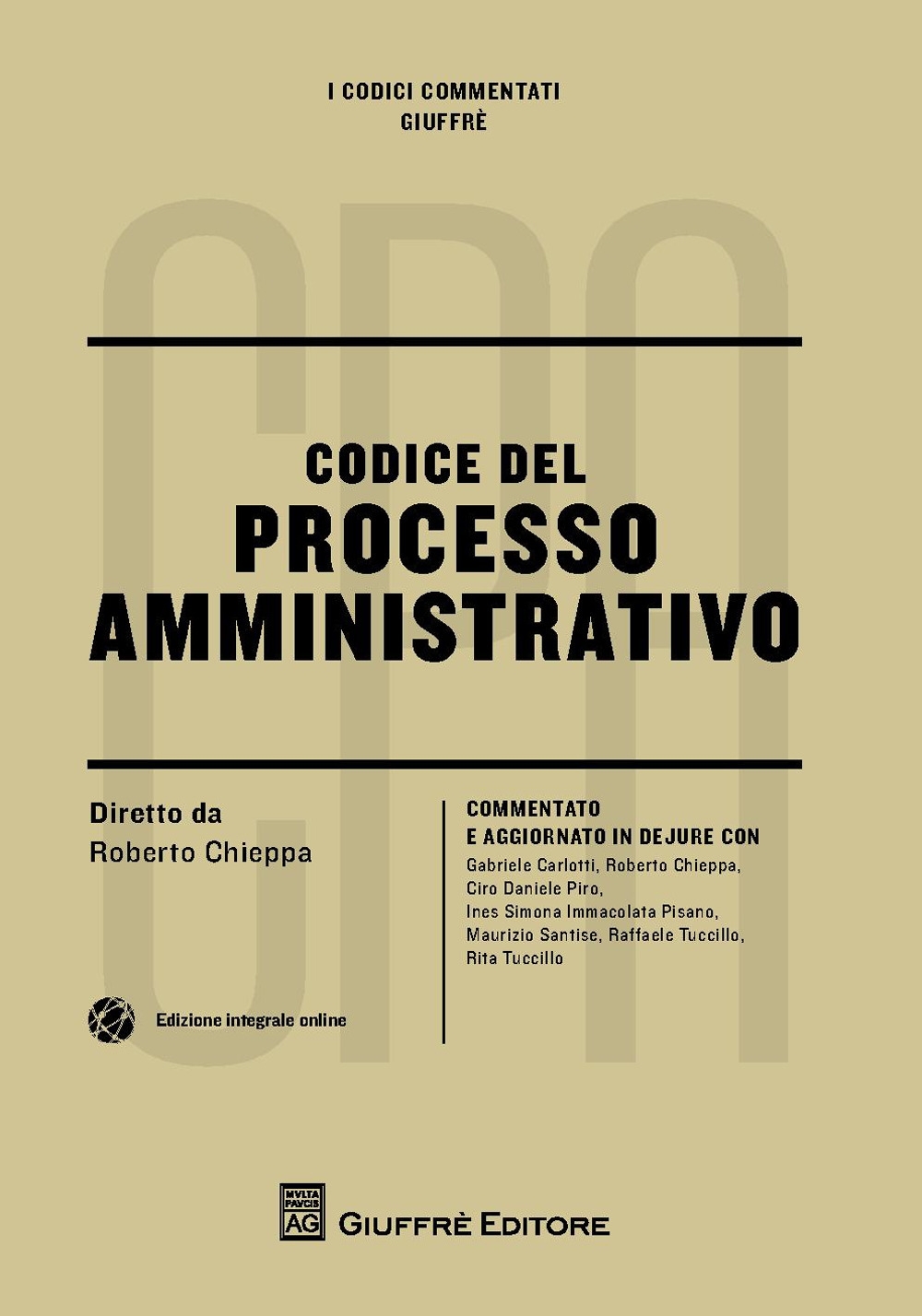 Codice del processo amministrativo commentato Codice del processo amministrativo commentato
