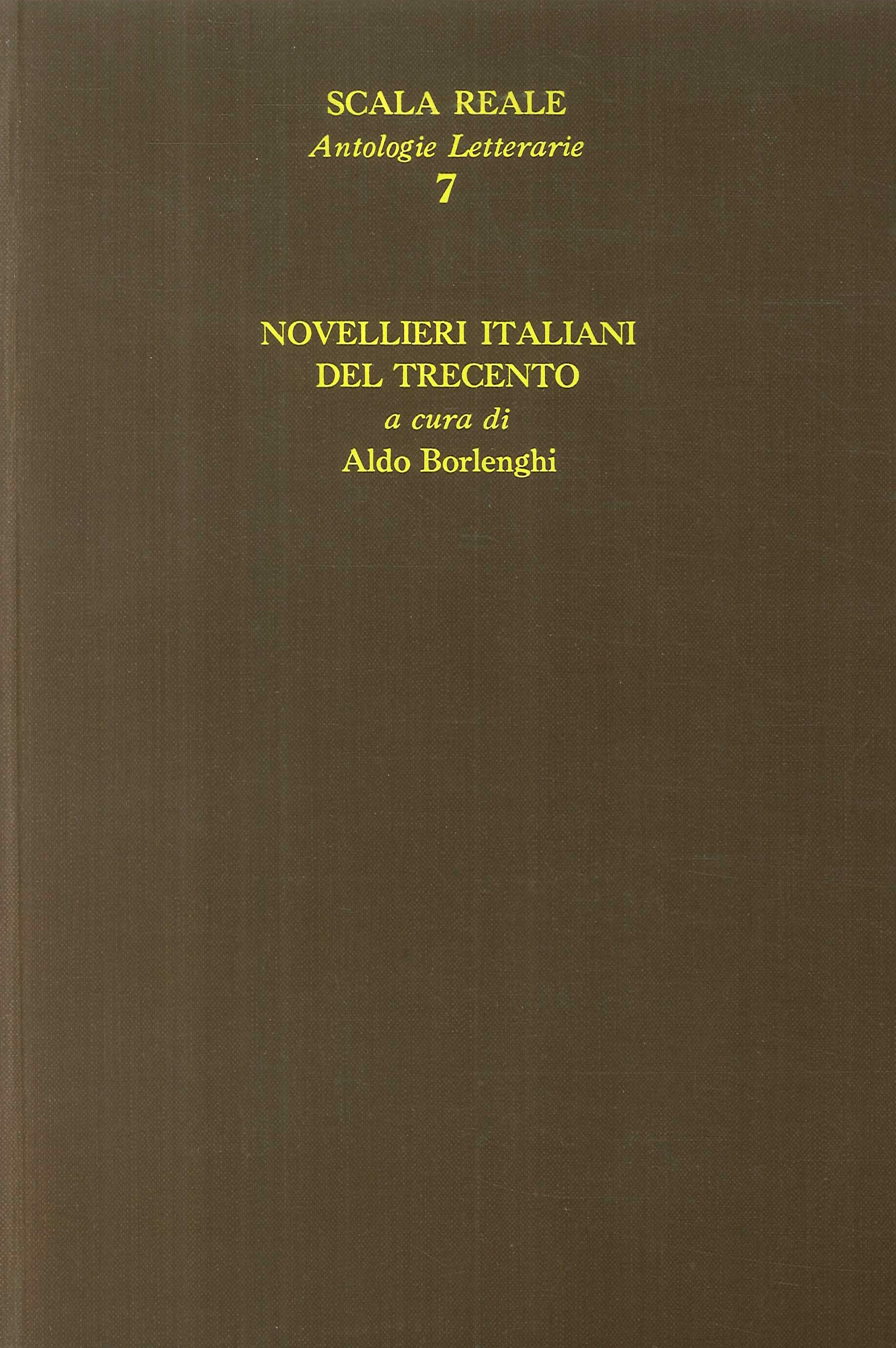Novellieri italiani del Trecento Novellieri italiani del Trecento