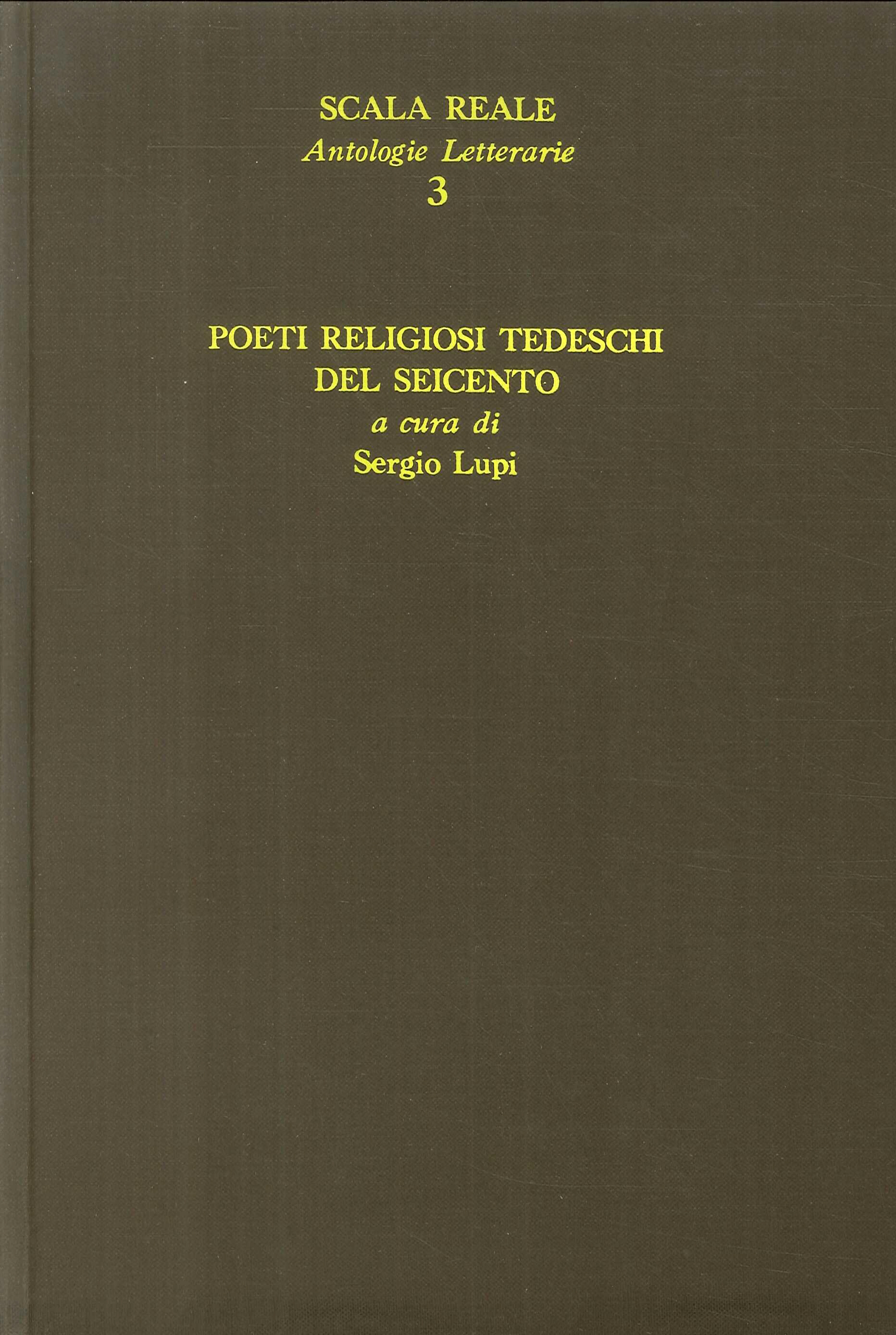 Poeti religiosi tedeschi del Seicento Poeti religiosi tedeschi del Seicento
