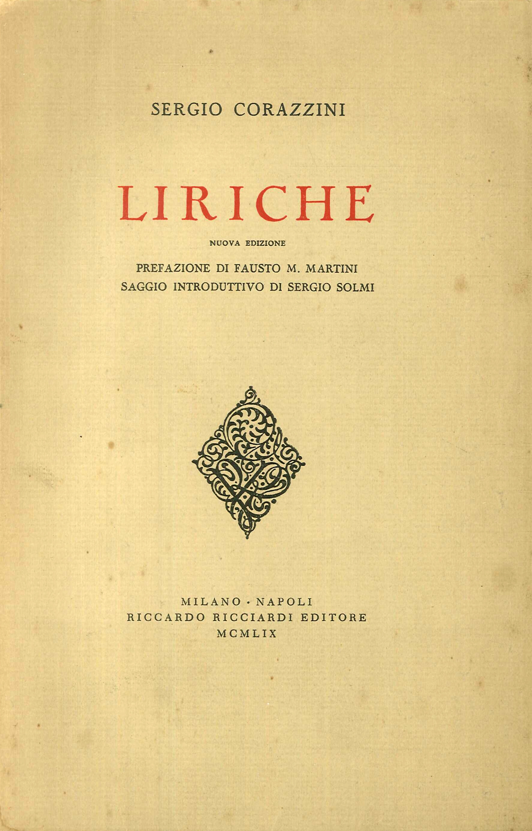 Liriche. Nuova edizione Liriche. Nuova edizione