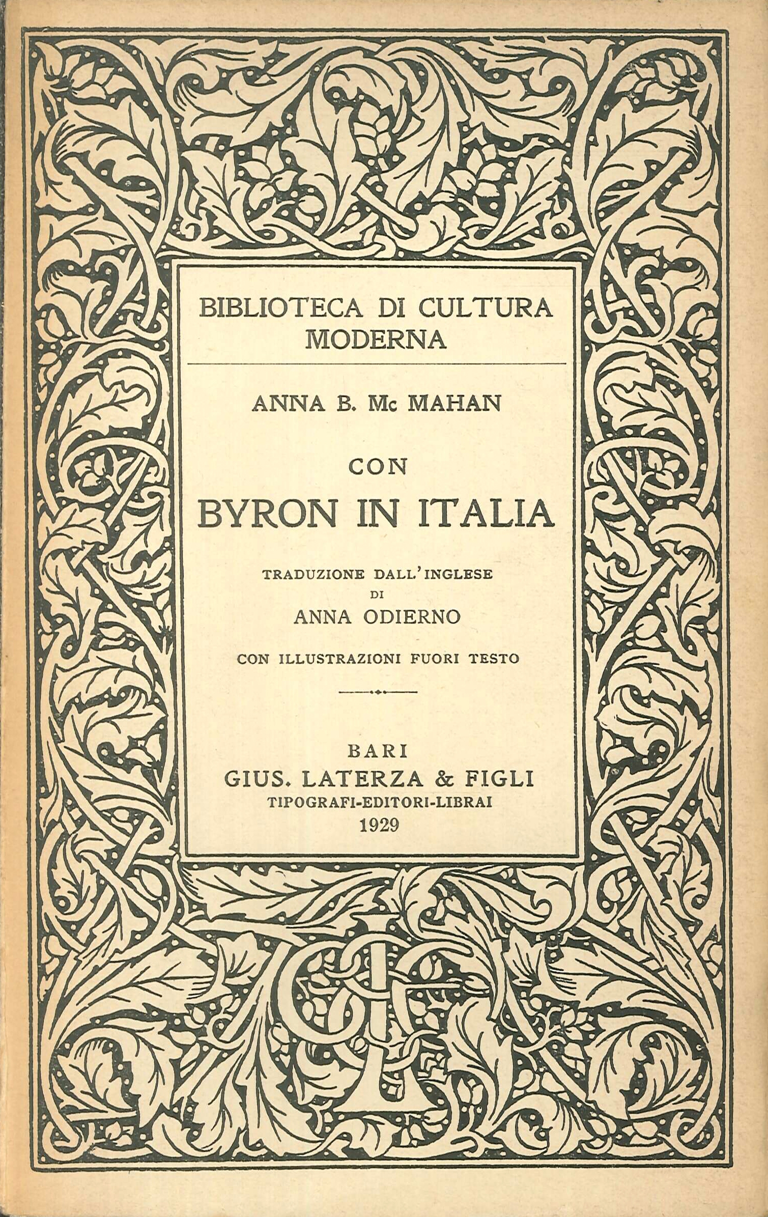 Con Byron in Italia Con Byron in Italia