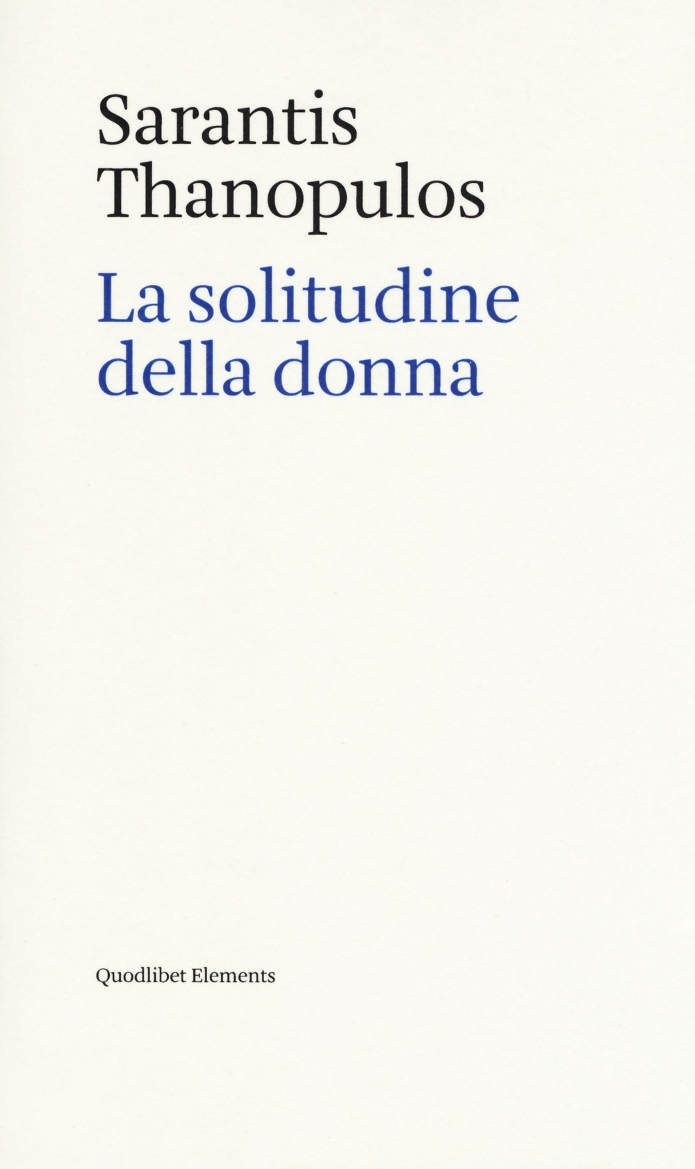 La solitudine della donna La solitudine della donna