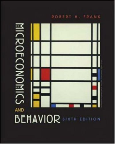 Microeconomics and Behavior Microeconomics and Behavior