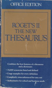 Roget's II the New Thesaurus