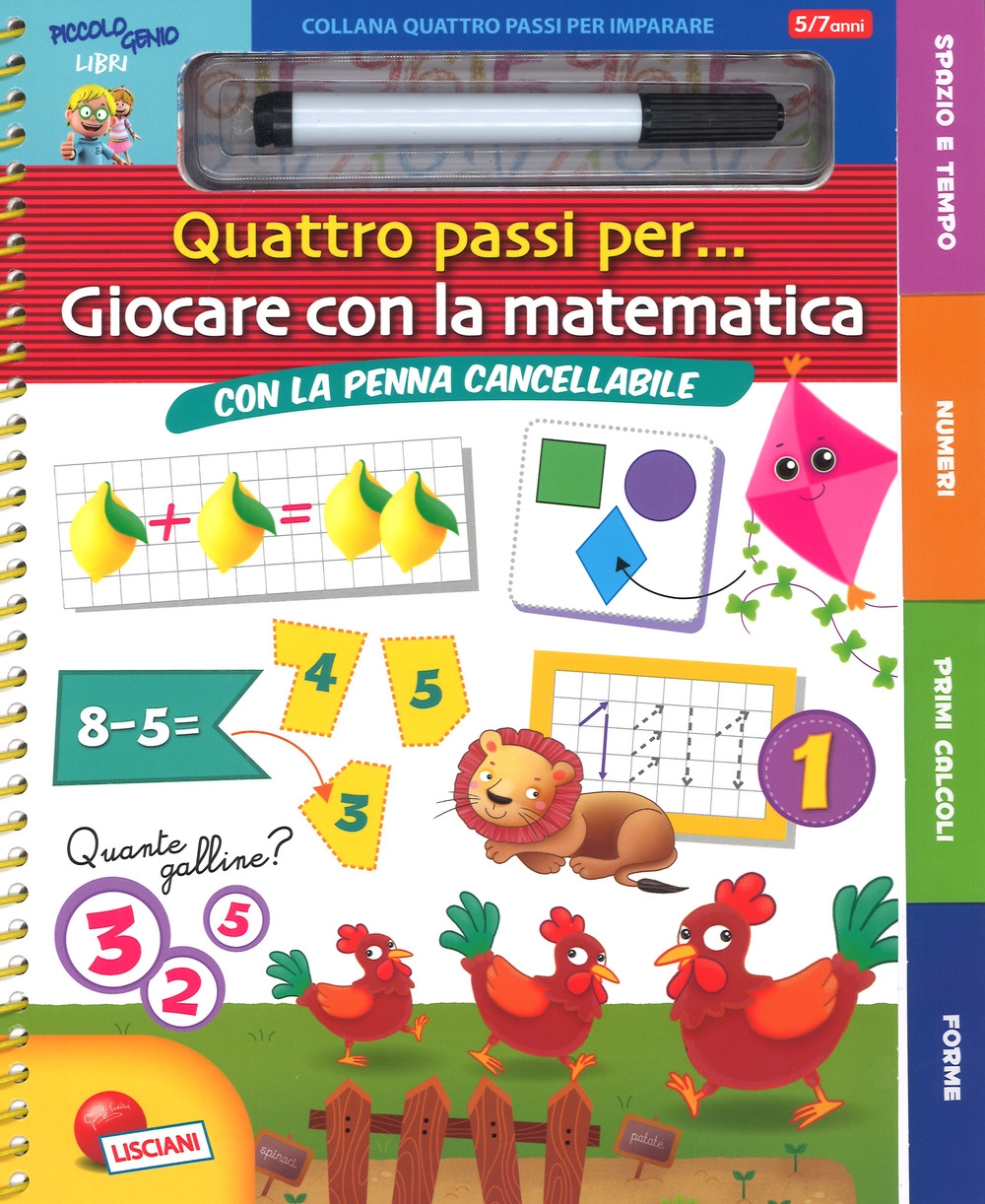 Giocare con la matematica. Quattro passi per.... Ediz. a colori. Ediz. a spirale. Con gadget Giocare con la matematica. Quattro passi per.... Ediz. a colori. Ediz. a spirale. Con gadget