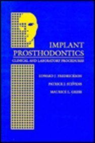 Implant Prosthodontics: Clinical and Laboratory Procedures Implant Prosthodontics: Clinical and Laboratory Procedures