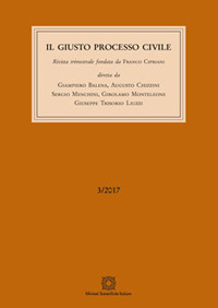 Il giusto processo civile (2017). Vol. 3 Il giusto processo civile (2017). Vol. 3