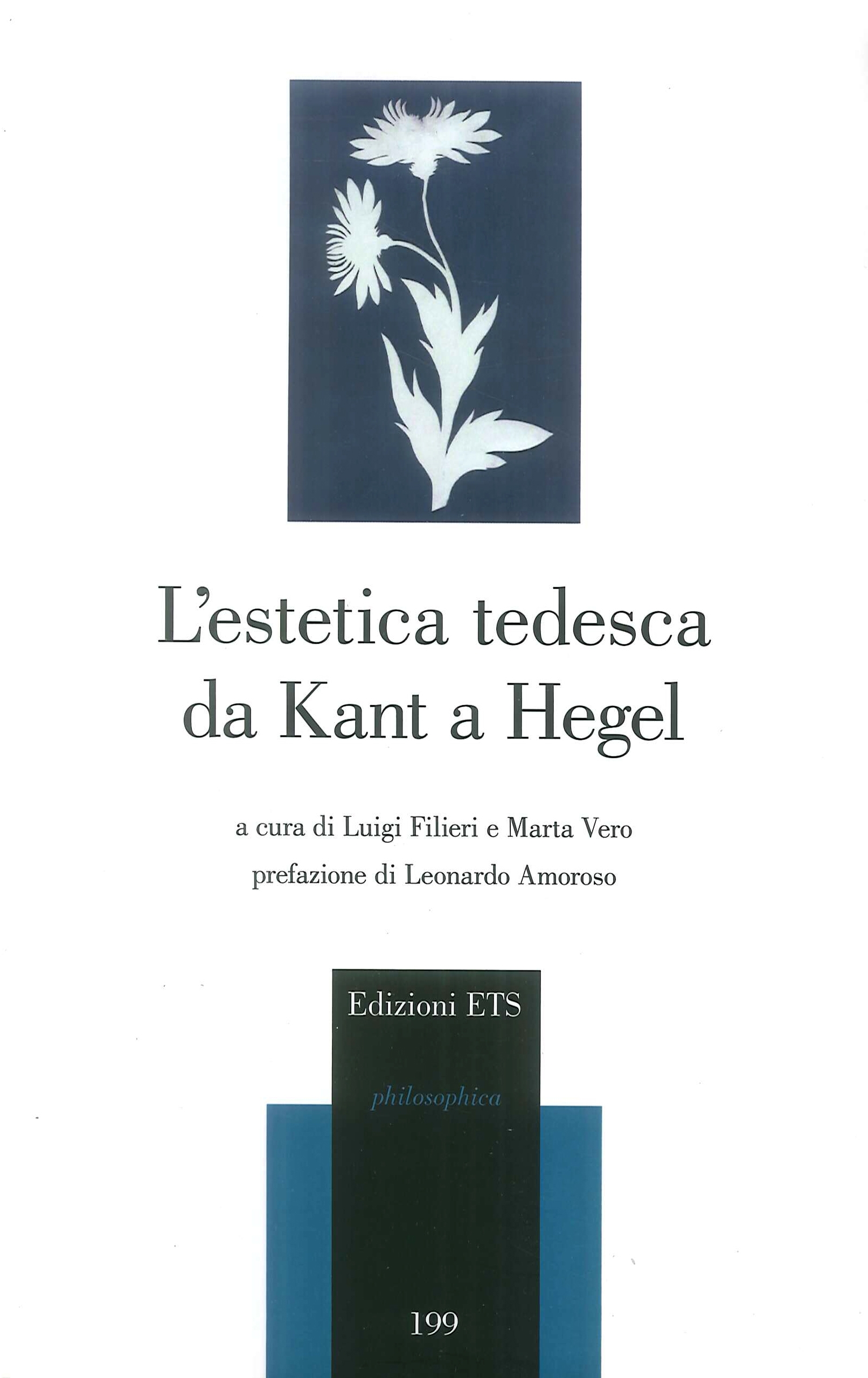 L'estetica tedesca da Kant a Hegel L'estetica tedesca da Kant a Hegel