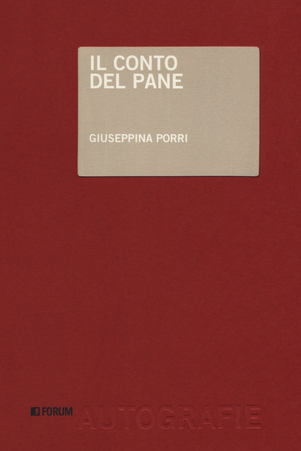 Il conto del pane Il conto del pane