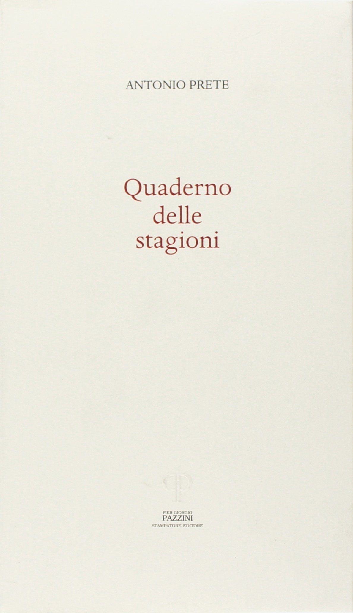 Quaderno delle stagioni Quaderno delle stagioni