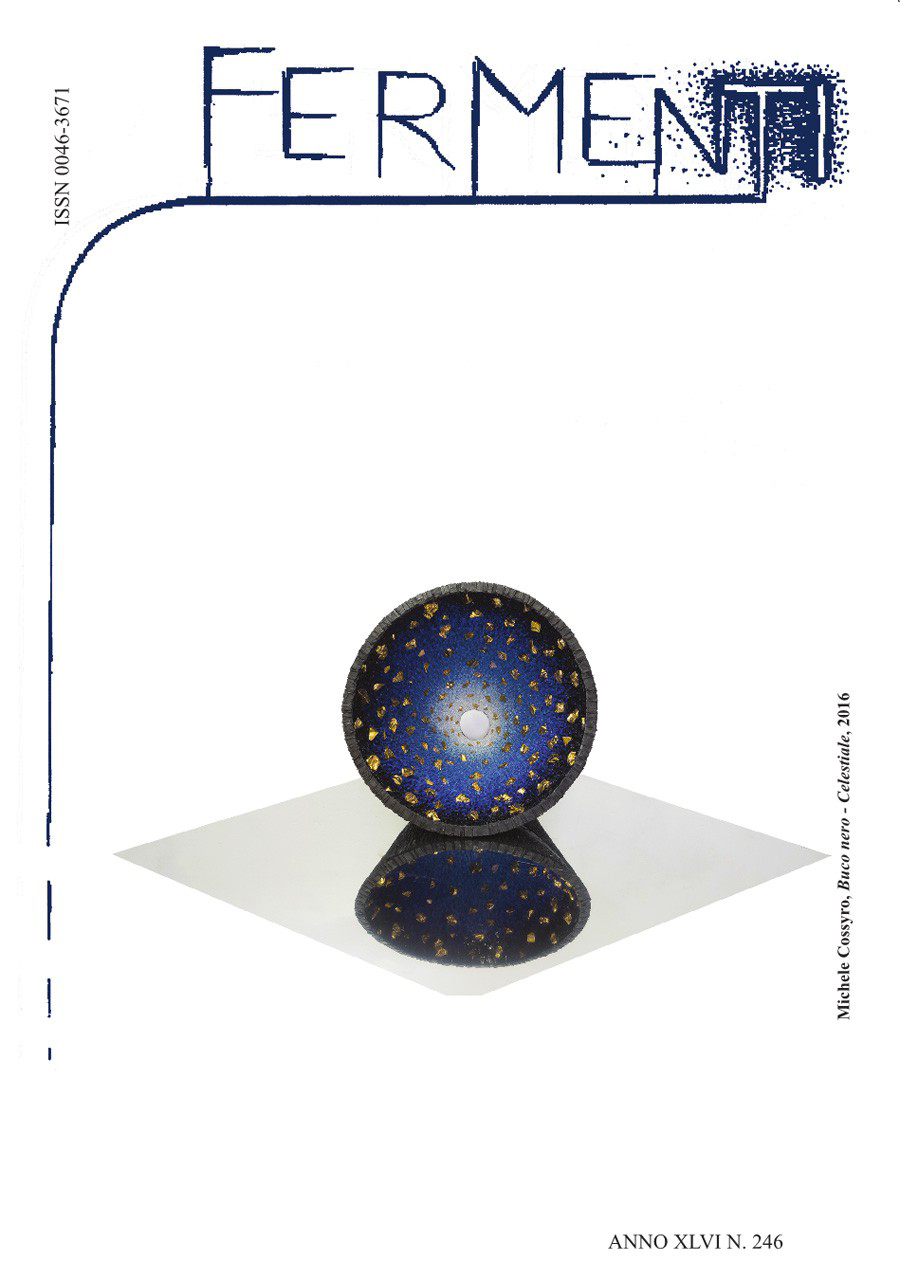 Rivista Fermenti N. 246. Anno XLVI (2017) Rivista Fermenti N. 246. Anno XLVI (2017)