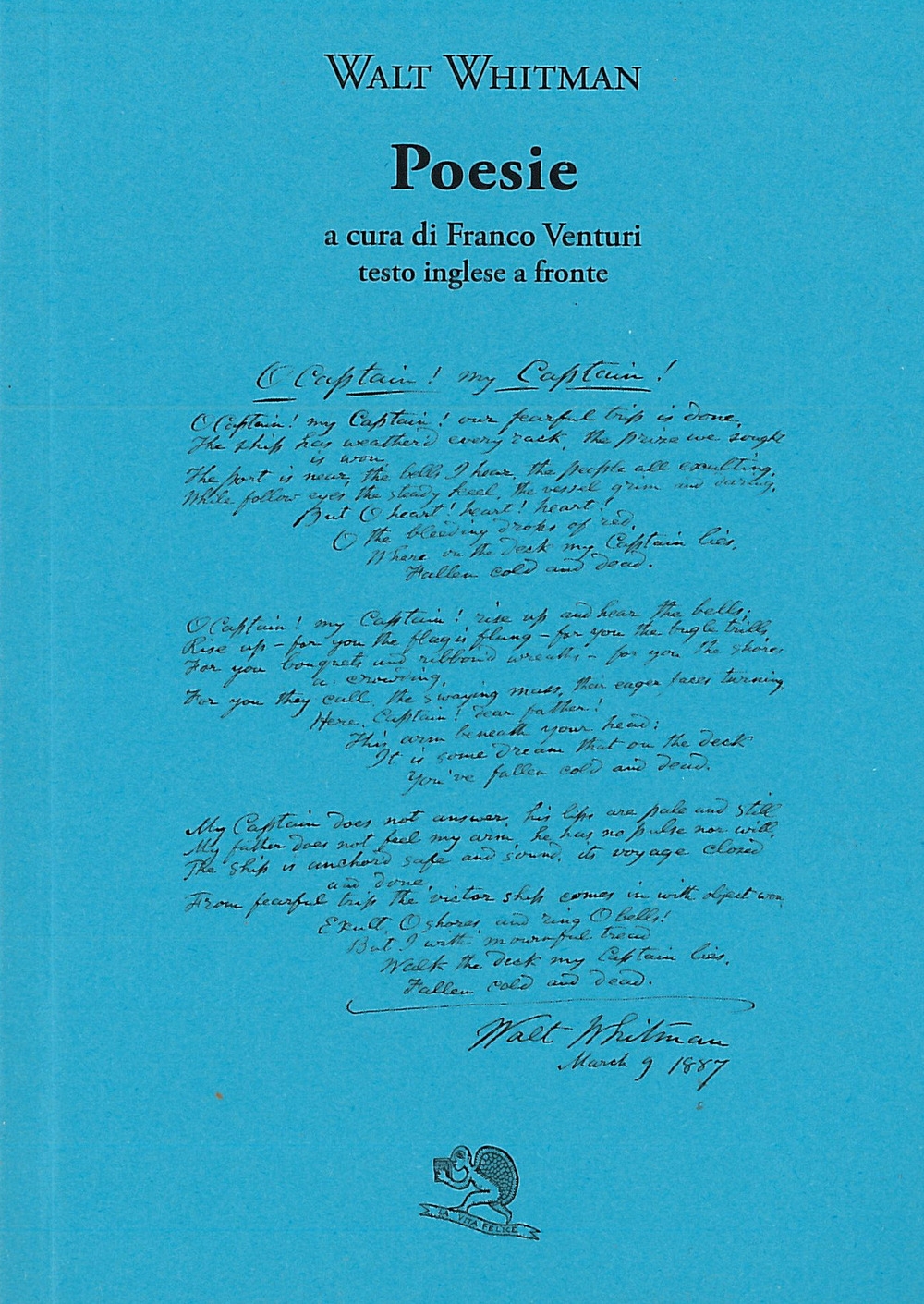 Poesie. Testo inglese a fronte Poesie. Testo inglese a fronte