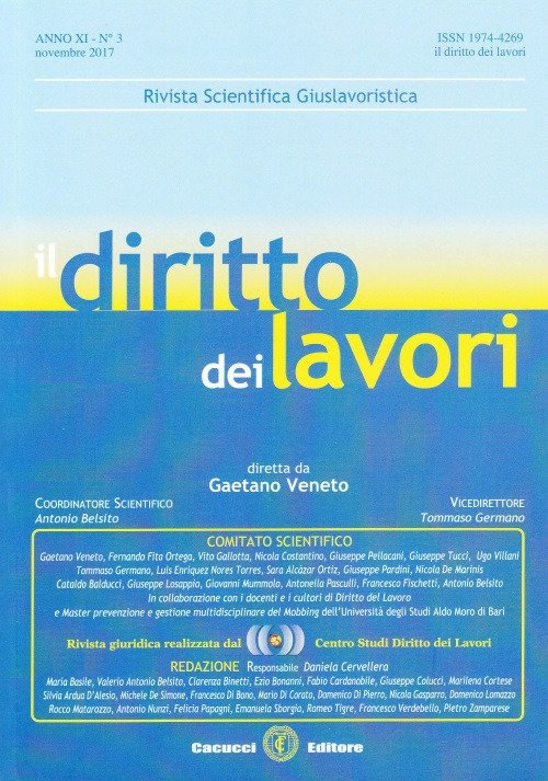 Il diritto dei lavori (2017). Vol. 3 Il diritto dei lavori (2017). Vol. 3