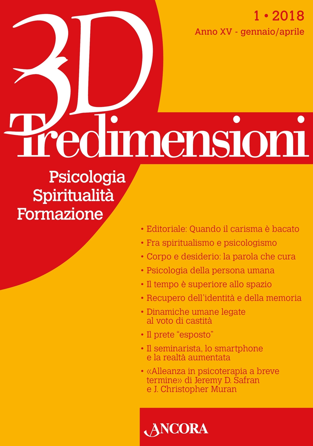 Tre dimensioni (2018). Vol. 1 Tre dimensioni (2018). Vol. 1