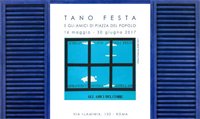 Tano Festa e gli amici di Piazza del Popolo. Tano Festa e gli amici di Piazza del Popolo.