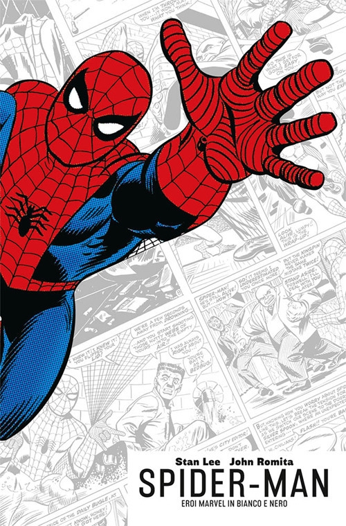 Spider-Man. Eroi Marvel in bianco e nero Spider-Man. Eroi Marvel in bianco e nero