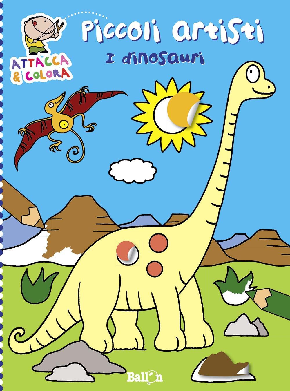I dinosauri. Piccoli artisti. Album con stickers. Ediz. illustrata I dinosauri. Piccoli artisti. Album con stickers. Ediz. illustrata