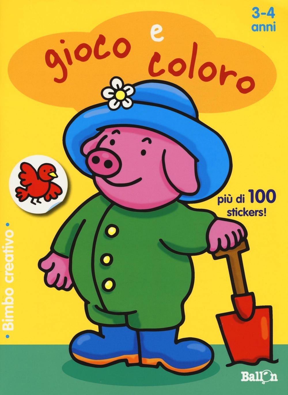Gioco e coloro. 3-4 anni. Bimbo creativo. Con adesivi. Ediz. illustrata Gioco e coloro. 3-4 anni. Bimbo creativo. Con adesivi. Ediz. illustrata