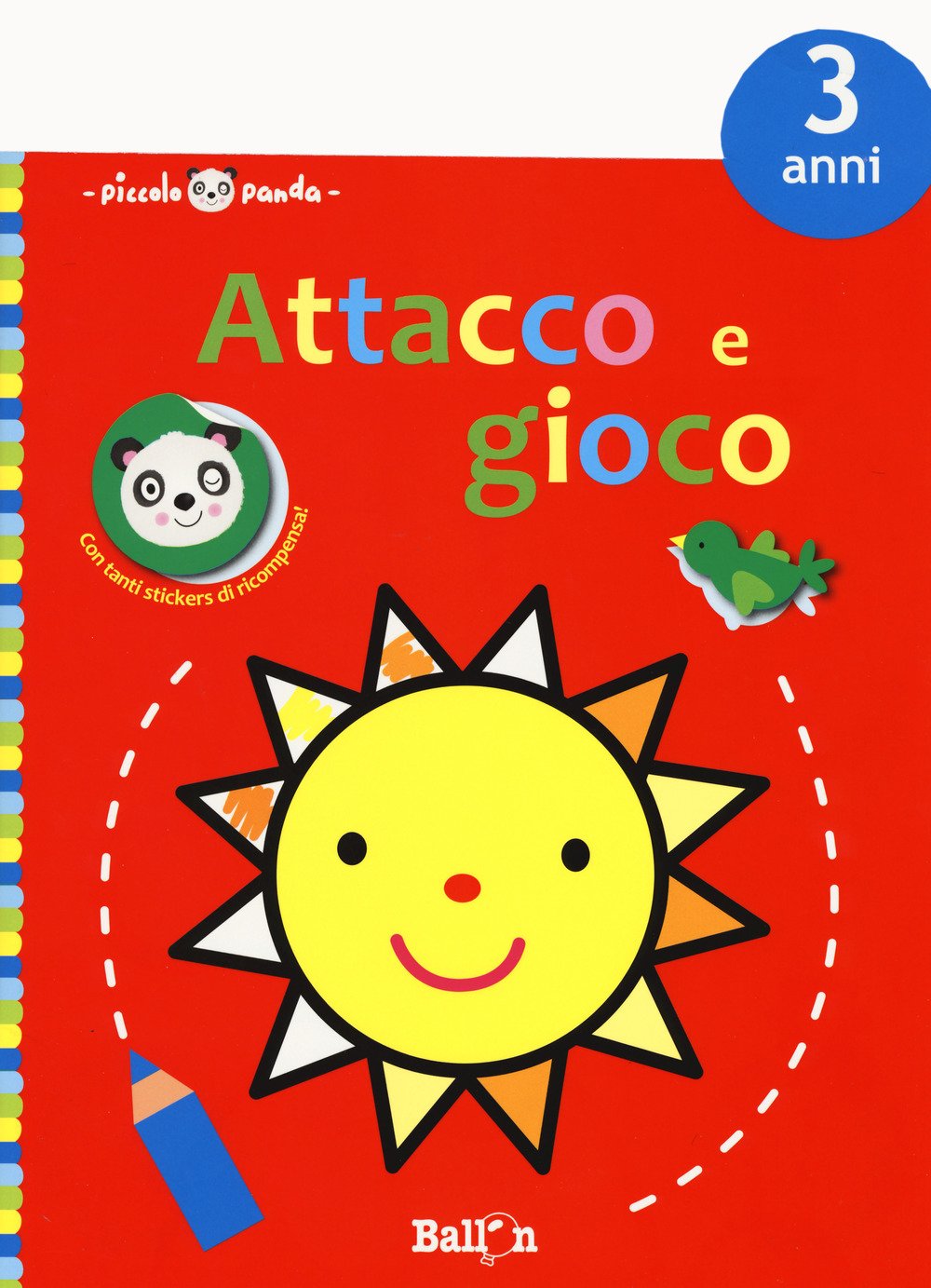 Piccolo panda. Attacco e gioco. 3 anni. Con adesivi (rosso). Ediz. a colori Piccolo panda. Attacco e gioco. 3 anni. Con adesivi (rosso). Ediz. a colori