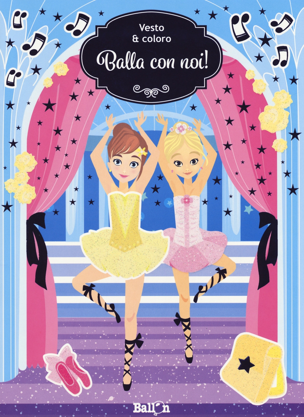 Balla con noi! Vesto & coloro. Con adesivi. Ediz. a colori Balla con noi! Vesto & coloro. Con adesivi. Ediz. a colori