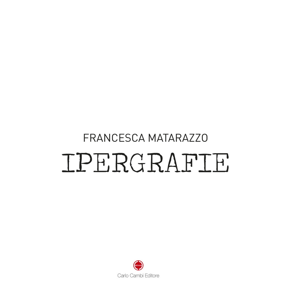 Ipergrafie. Ipergrafie.