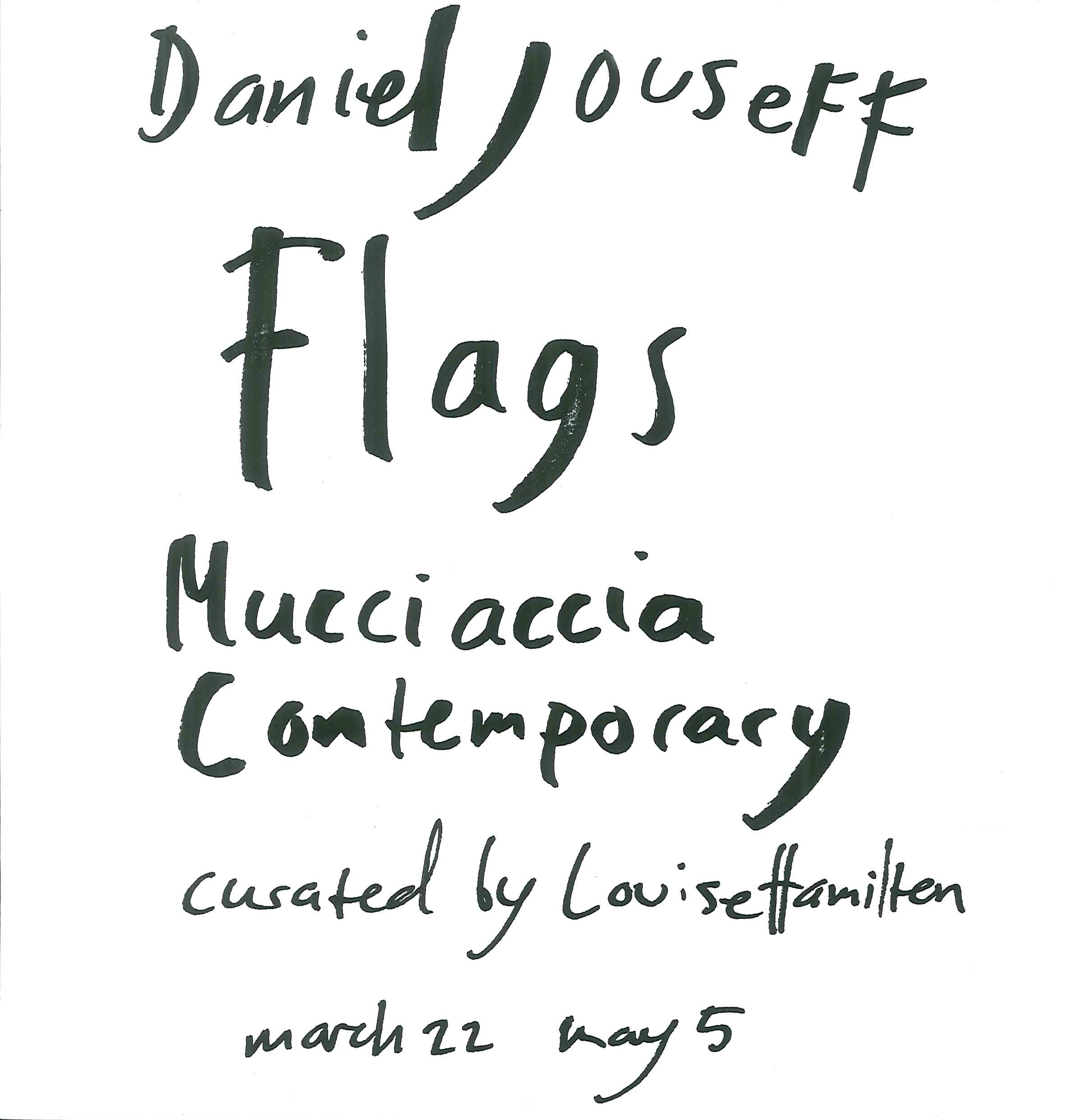Flag. Mucciaccia contemporary. Flag. Mucciaccia contemporary.