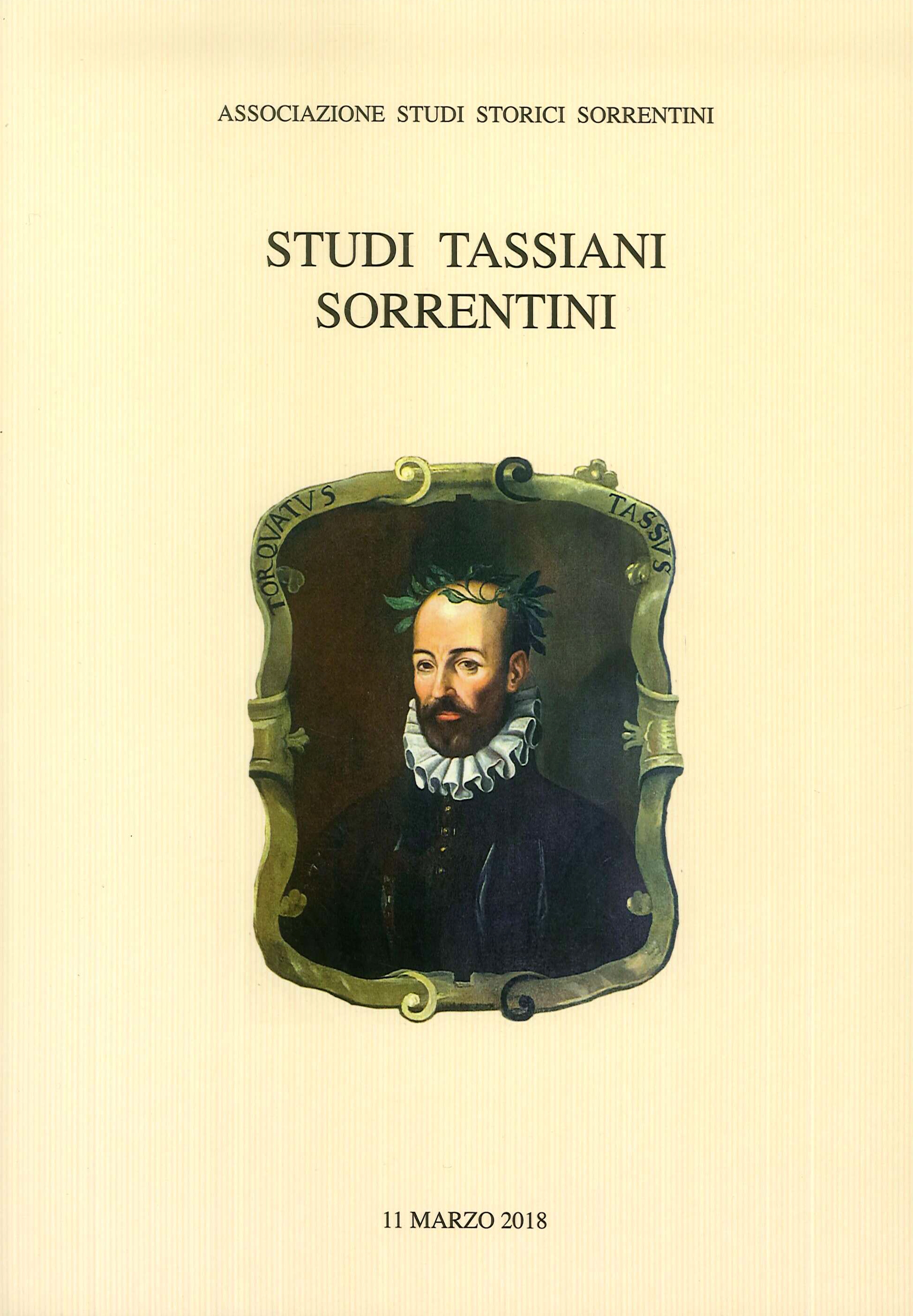 Studi Tassiani Sorrentini. 11 Marzo 2018 Studi Tassiani Sorrentini. 11 Marzo 2018