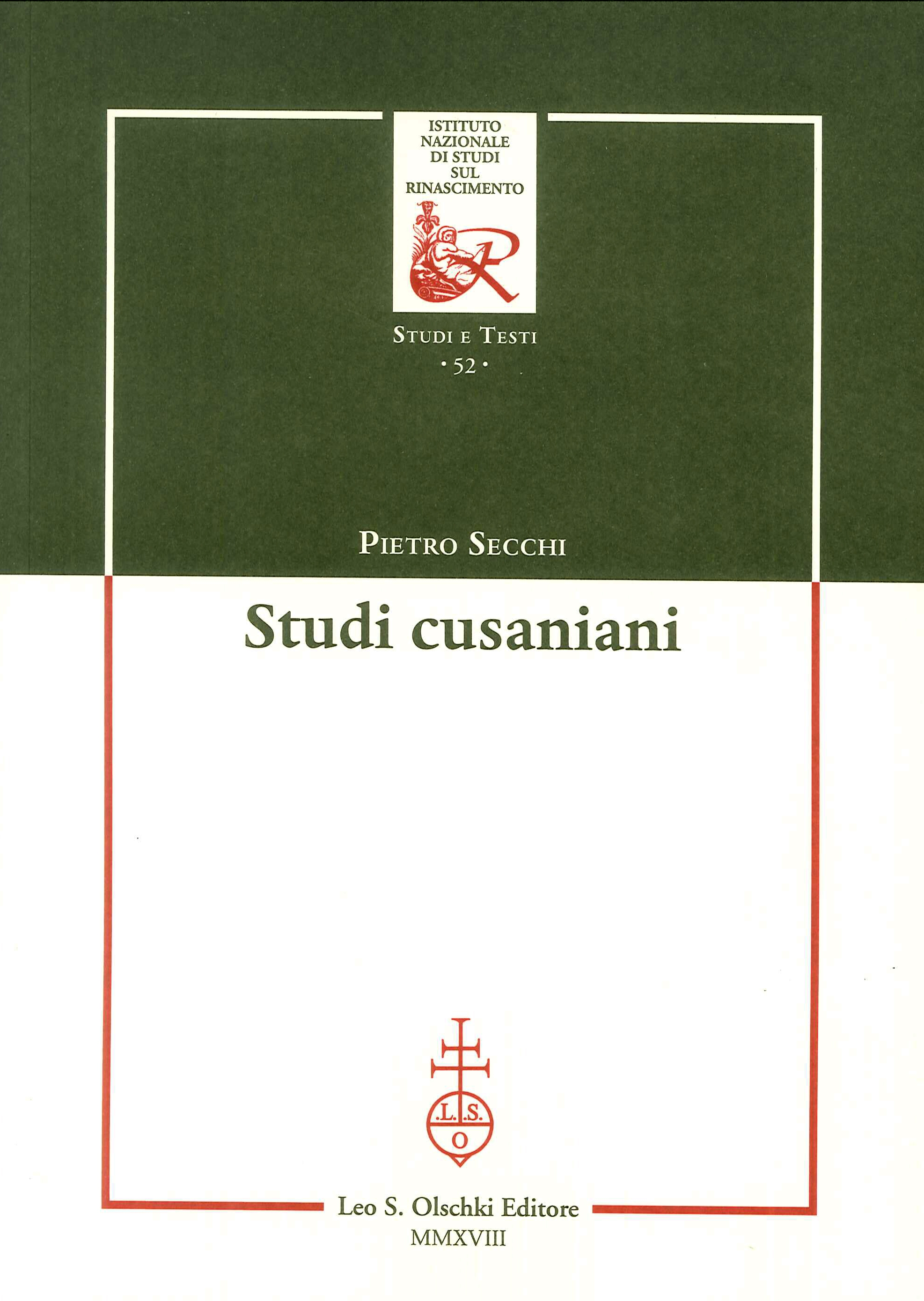 Studi Cusaniani Studi Cusaniani