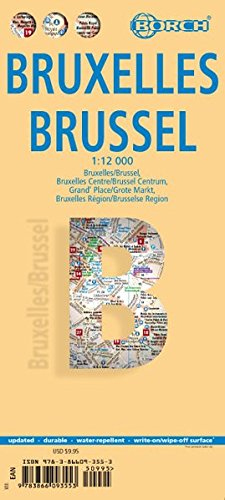 Bruxelles, Brussel. Map 1:12 000 Bruxelles, Brussel. Map 1:12 000