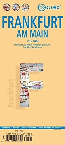 Frankfurt. Map 1:12 000 Frankfurt. Map 1:12 000