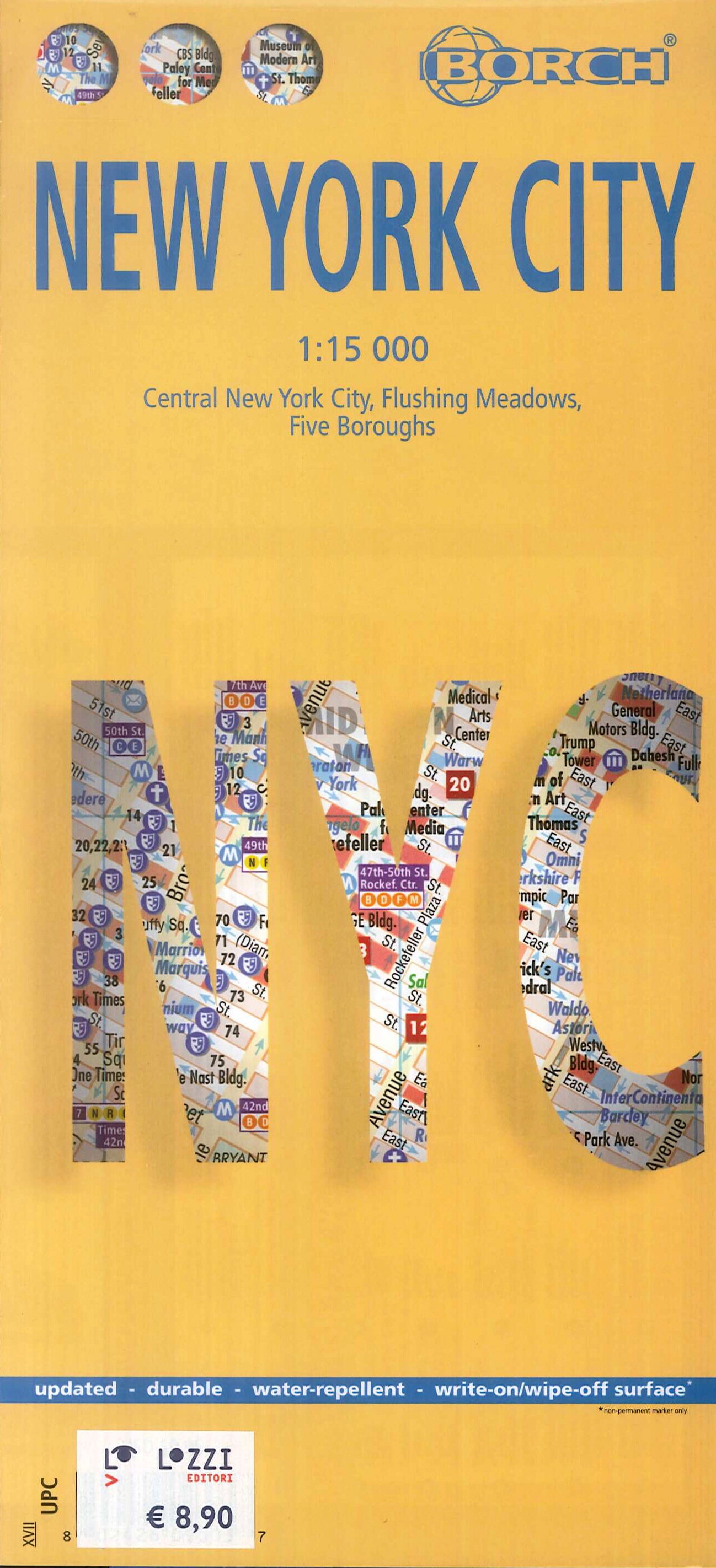 Mappa Borch New York Mappa Borch New York